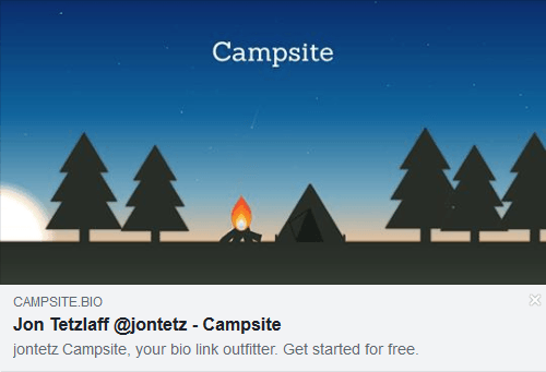 Facebook share preview