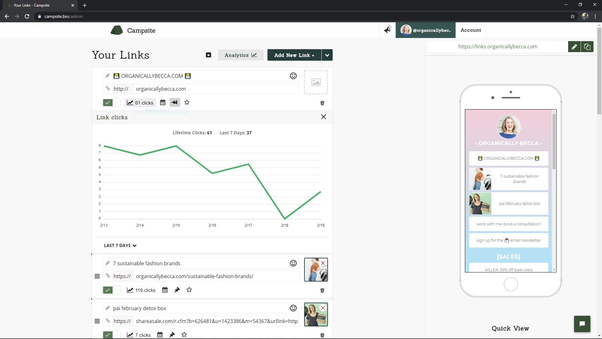 Link graph